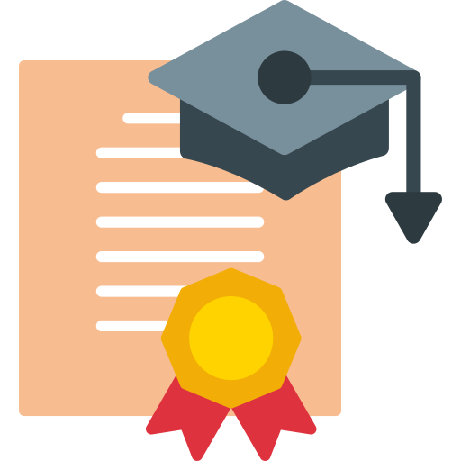 Graduation Certificate Icon